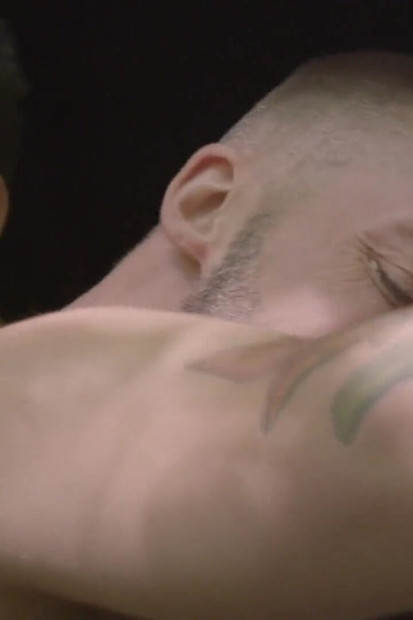 FalconStudios - Steamy worker joins gay couple in fuck train