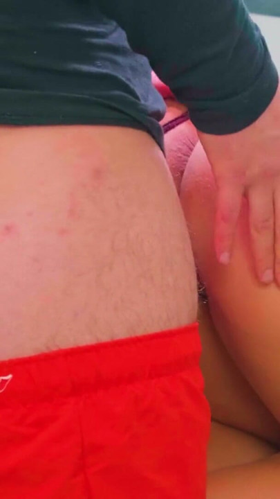 Favorite stepson gives a massage to a Young Stepmother, And | Clip 1
