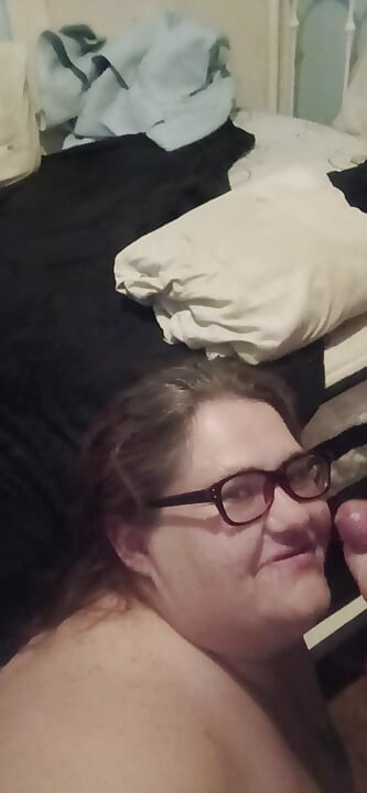 Cum all over my glasses