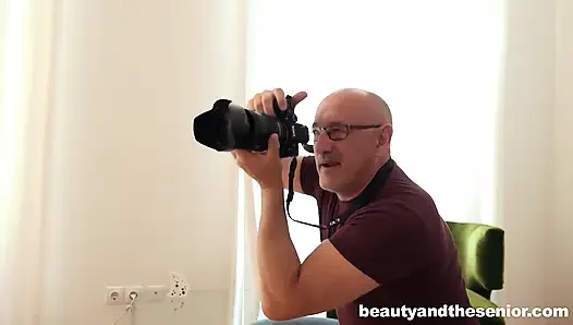 Esperanza del Horno, busty teen Latina gets fucked on photo shooting by Bruno