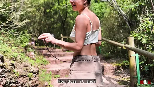 Outdoor Flashing und riesiges Facial - KLX