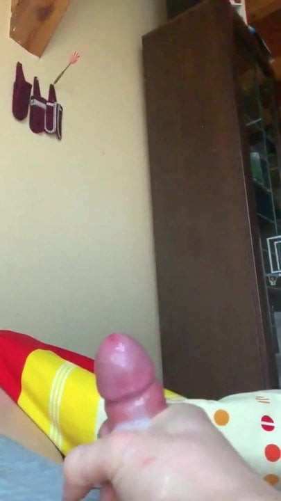 Virgin cums in slowmo