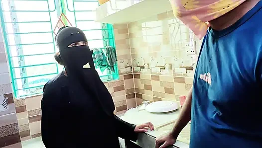 Hungry stepson eat his sexy stepmom Juicy Pussy in the kitchen Desi xxx