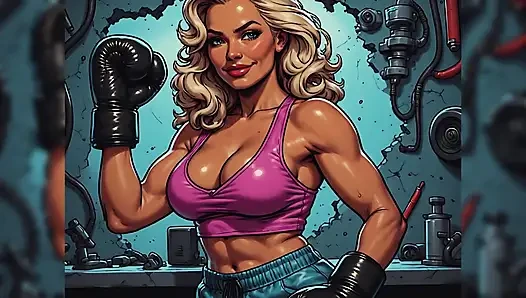 Seni Boxercise Wanita Seksi