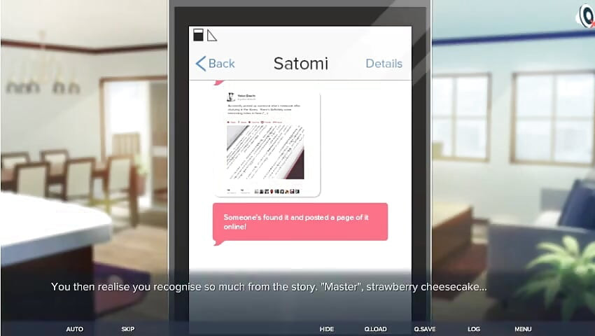 Quickie Satomi 2 gameplay par Loveskysan