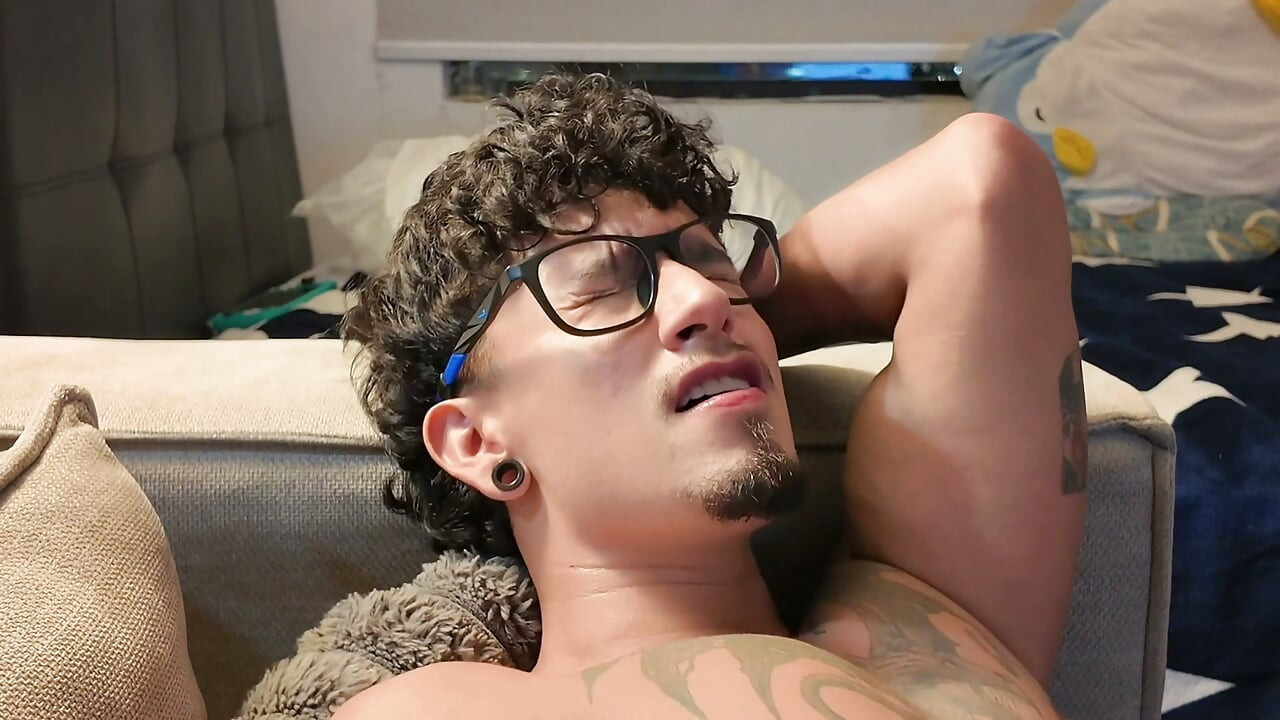 My barber's straight brother makes me suck cock for the first time