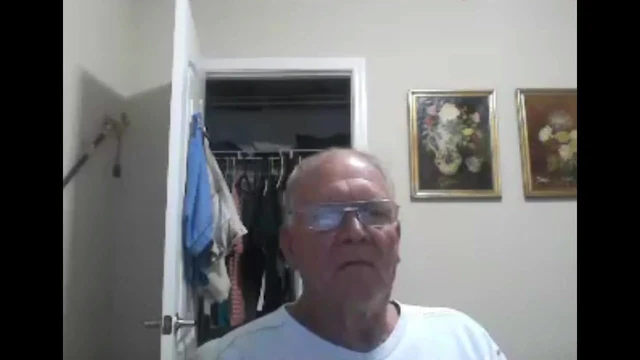 grandpa stroke on webcam