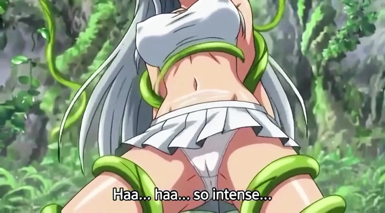 Unschuldiges Anime-Mädchen hart vom Pflanzenmonster gefickt