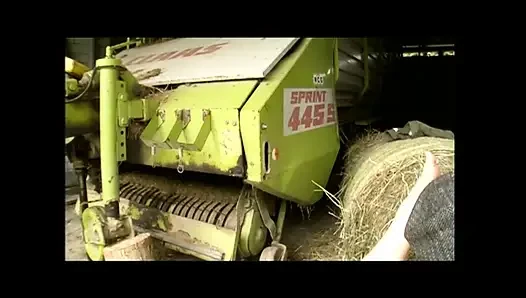 Amateur Farmer Fucks Mature Busty Wife on the Farm and Cums in Her Mouth