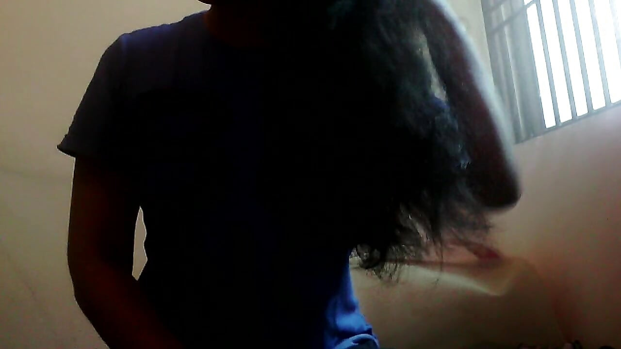 Natural grande cabelo e peitos indiana menina primeiro melhor amador caseiro des