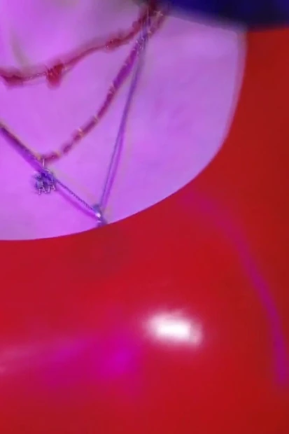 Red Rubber Femdom Mistress Solo Fetish Dominatrix Eva Latex BDSM Big Ass MILF Hot