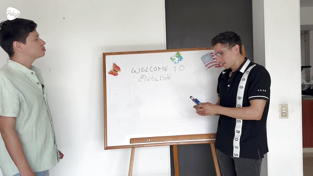 My Student Arrives Late and Confesses That He Likes My Cock, so I Decide to Put It All the Way in His Ass. I'm Heterosexual.