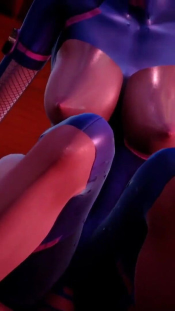 "Monarchnsfw의 소년과 함께하는 오버워치 Dva 큰 엉덩이(사운드 애니메이션) 3D 헨타이 포르노 SFM"