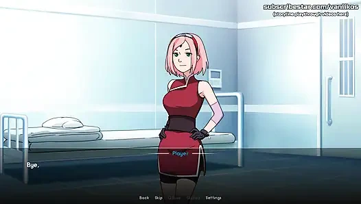 Наруто: Куноити тренер - 18-летняя миниатюрная азиатская тинка Sakura раком анальный секс с кримпаем в ее офисе в больнице