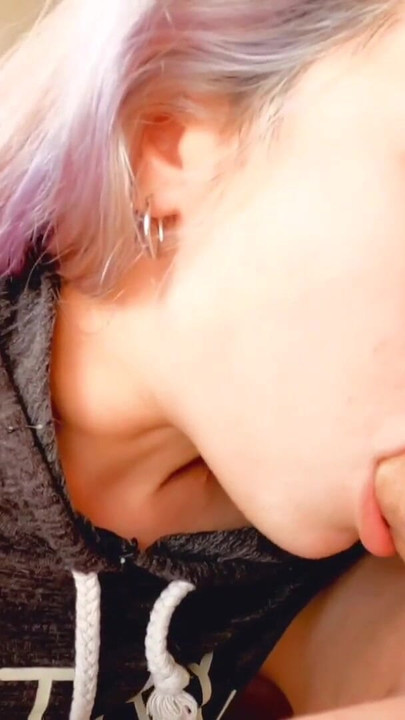 Thrilling moment from "Deep throat distroy my thorat and mouth for my stepdaddy sugar in big cock, cum swallow!!"