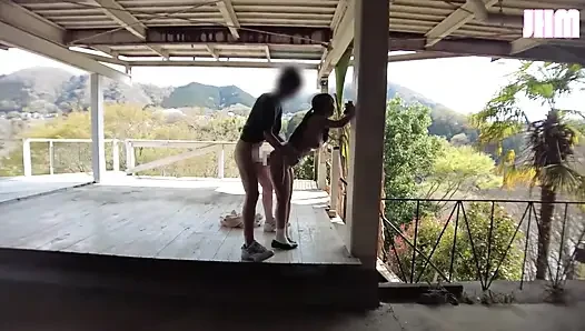 Her Soft Curves Glisten Under the Open Sky as Their Bodies Move in a Sil...