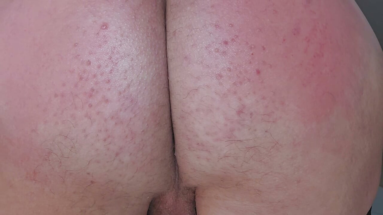 Hard spanking my red sissy ass!