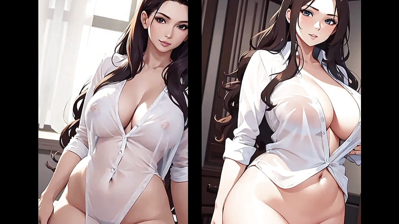 Sexy AI Generated Anime Babe in Hot Poses