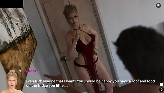 Мачеха отправляет видео сосания члена пасыну - заклинание Netorare #5 геймплей