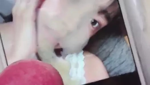 Bukkake'den rina'ya (ağır çekim)
