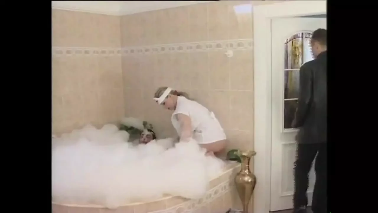 Busty MILF Nurse Fucked in the Tub and Cummed in Mouth by Big Cock