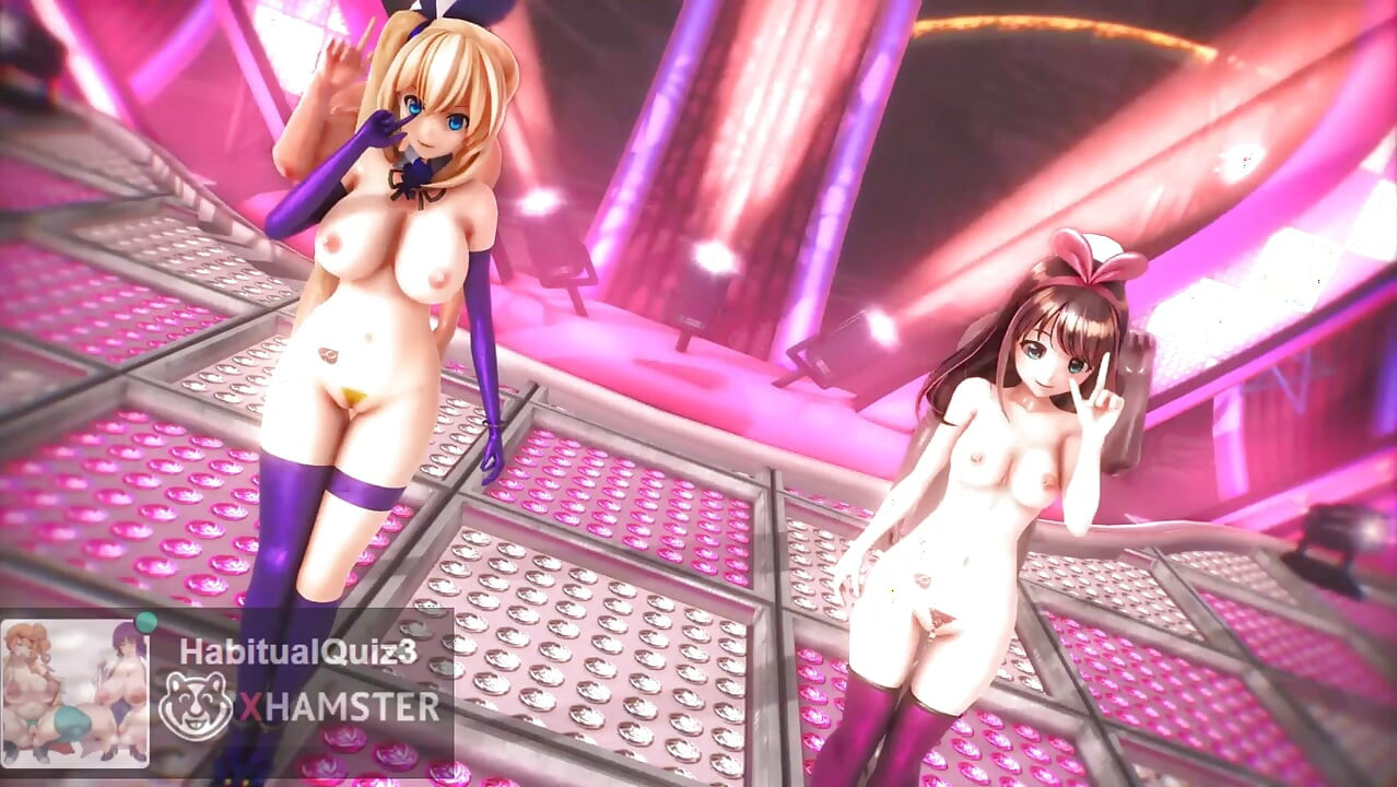 mmd r18 Kizuna AI & Mirai Akari Lamb 3d hentai sex animation ntr bdsm cum fuck anal creampie vrchat