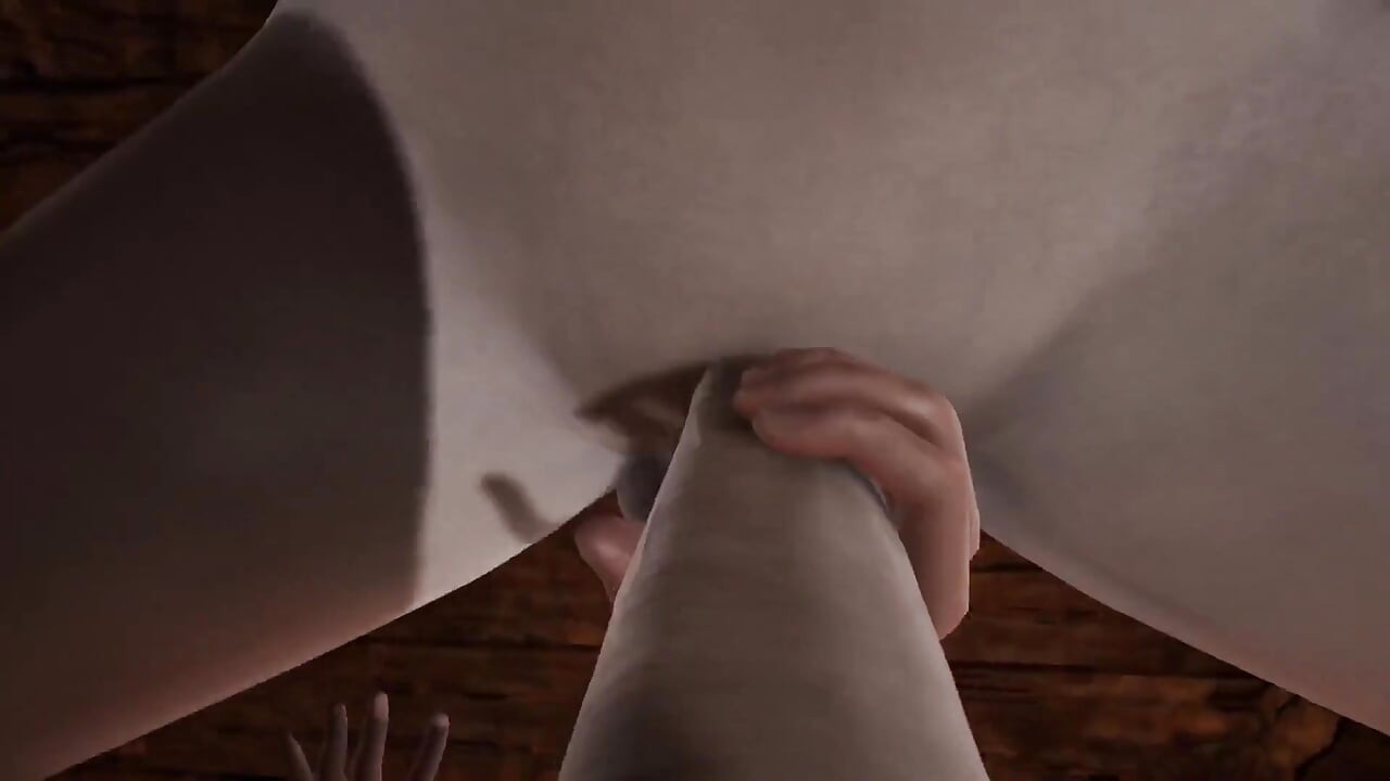 Blowjob Alcina Dimitrescu (sudut pandangan pertama wanita) (Futa Shemale)