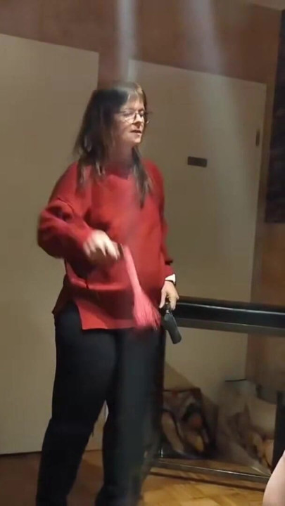 DomLady Mia - Punishment of terror for the slave - whipped on the stretching rack and at the ceiling bar - Part 3 | Clip 1