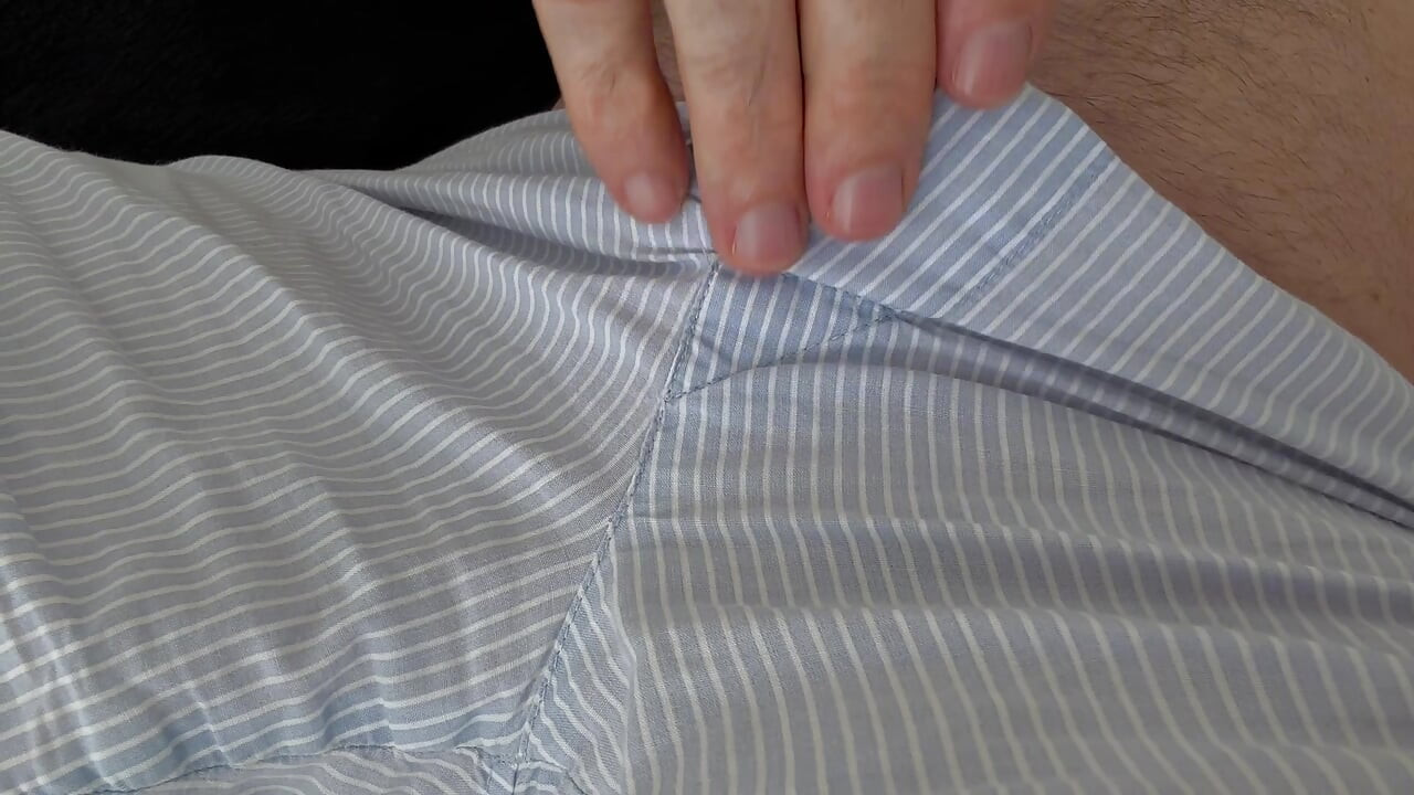 I STROKE MYSELF ON THE SOFA MY NOT CUT OFF