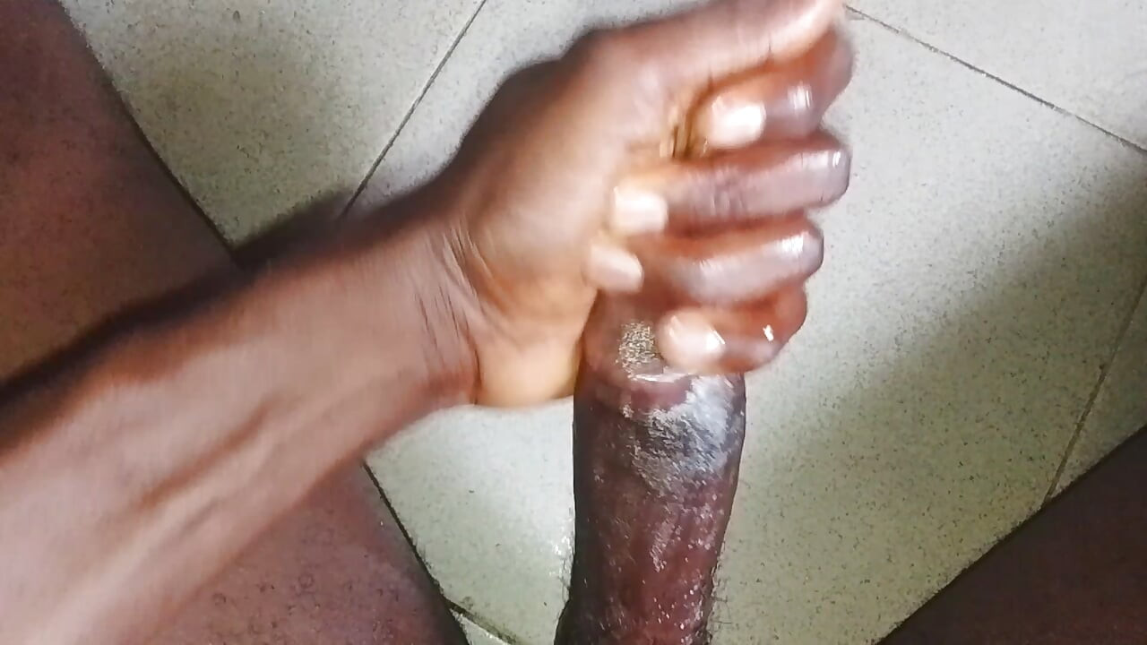 Stroking my BBC till I cum