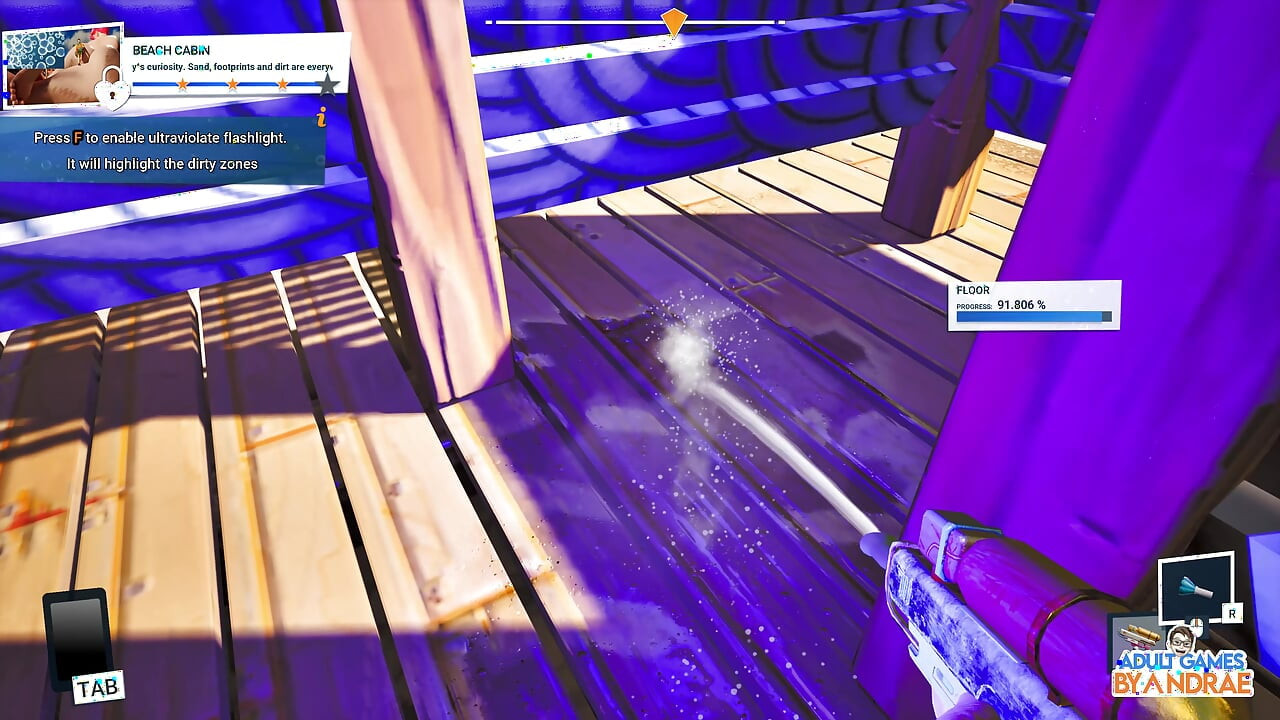 Giant Waifu Wash Simulator Gameplay Part 1 - First Cleaning Job for Vellory
