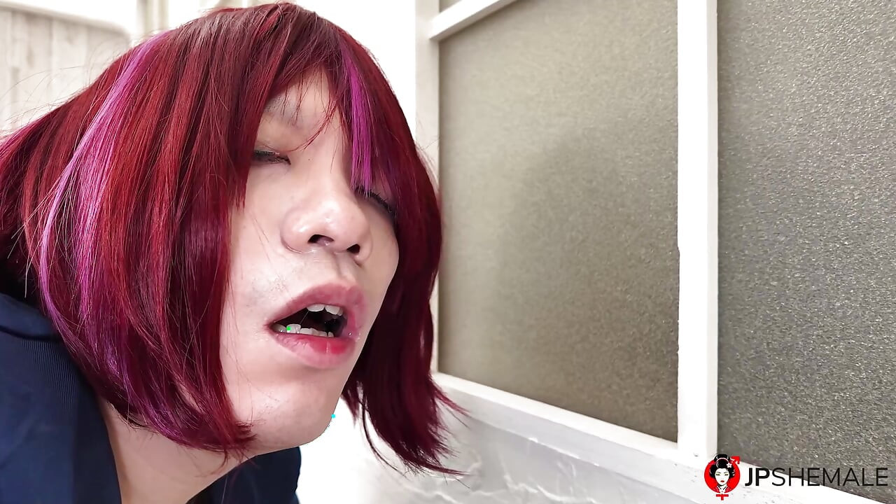Japanese trans girl Tubaki Sakurai has anal sex with a guy.