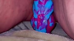 Watch me STRETCH my TIGHT PUSSY with my MONSTER DILDO