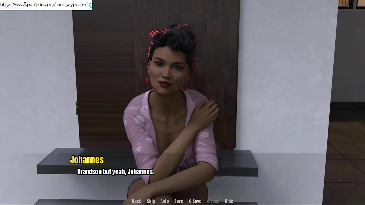 Rumah nenek - nana mengekspos toketnya padaku