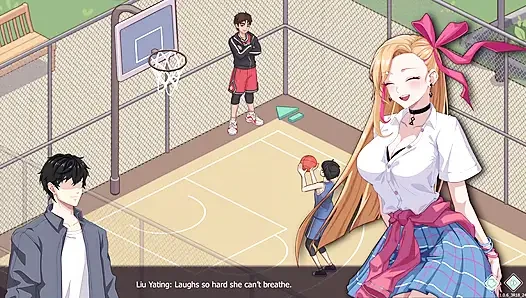 Happy student part 6! There is no light in the dorm she acsidently grubs me by my dick!