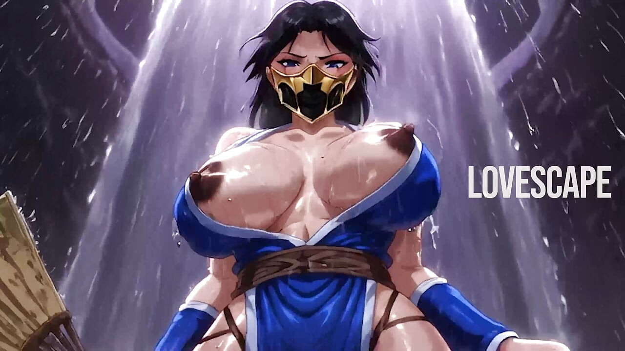 Kitana mortal kombat solo: çığlık çığlığa orgazm + yoğun sikiş