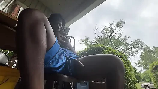 I Got Up Early In The Morning Just So I Can Have A Gooning Session On The Front Porch With Me Nutting