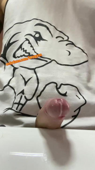 My BIG COCK Cums With No Hands