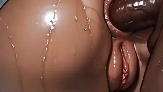Arab Woman in a Very Hot Orgy with Several Me