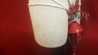 Shibari CBT oder Ring Schwanzgeschirr mit Stachel Fallschirm und Hintern