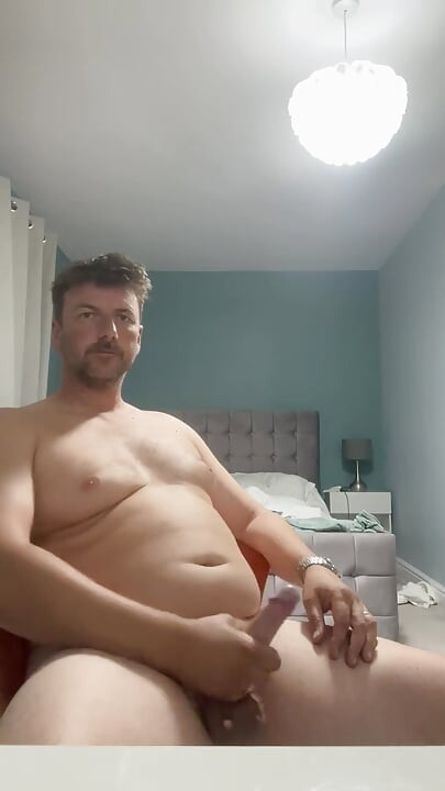Horny Daddy Wanks and Fingers Arse