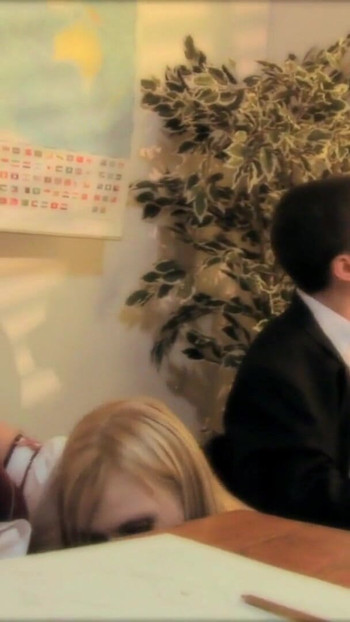 Captivating moment from "Naughty schoolgirls are ready to please this group of men"
