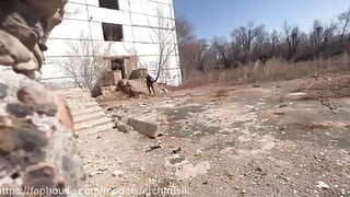 Fucked an arrogant soldier in the smooth ass with a big cock until he came
