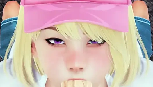 Cha hae-in lagi asik nyepong kontol solo