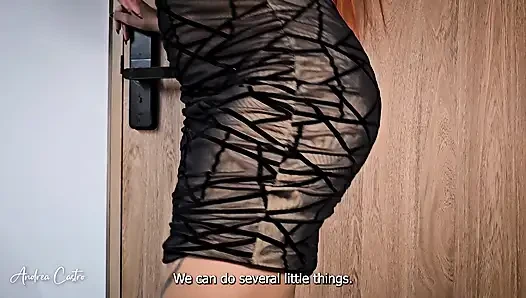 POV: Я жду, пока моя соседка выйдет из ее дома, чтобы я могу пойти и трахнуть ее мужа - Andrea Castro и Зака Уайтра