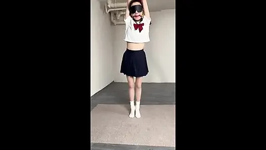 Denizci üniformalı jk+ eğitimi + kırbaçlama