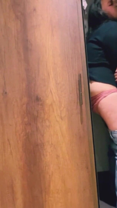 We touch each other's pussies in the closet without anyone noticing | Clip 1