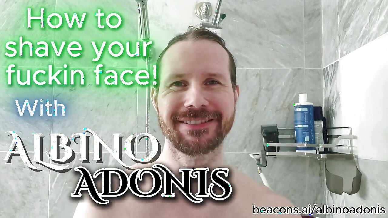 Hoe je je verdomde gezicht kunt scheren! met Albino Adonis