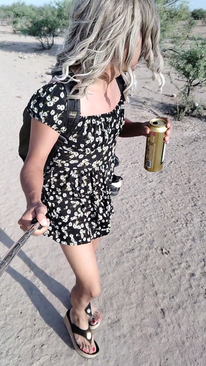 Sexy ladyboy legs and mini dress with sandals in hot public | Clip 1