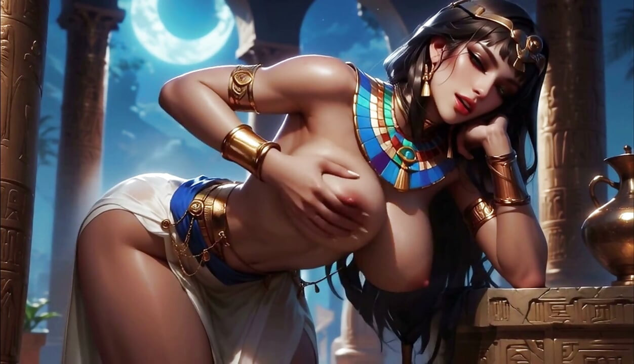 Cleopatra fucked by an Egyptian God